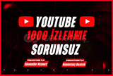 ⭐️[GARANTİLİ] YOUTUBE 1000 İZLENME⭐️