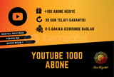 ⭐GARANTİLİ⭐YOUTUBE 1000 TÜRK ABONE⭐+PK ÖZELLİĞİ