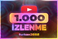 ⭐[GARANTİLİ] YouTube 1000 Türk İzlenme⭐