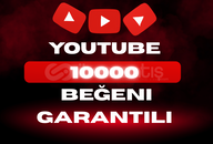 ⭐[GARANTİLİ] YOUTUBE 10000 GERÇEK BEĞENİ