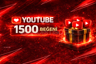 [GARANTİLİ] YOUTUBE 1500 GERÇEK BEĞENİ