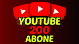 ⭐[GARANTİLİ] YOUTUBE 200 GERÇEK ABONE⭐