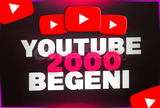 ⭐[GARANTİLİ] YOUTUBE 2000 GERÇEK BEĞENİ⭐