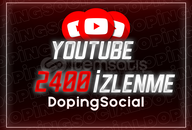 ⭐[GARANTİLİ] YOUTUBE 2400 GERÇEK İZLENME⭐