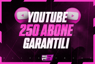 ⭐GARANTILI⭐ YOUTUBE 250 ABONE