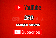 ⭐[GARANTİLİ] YOUTUBE 250 ABONE