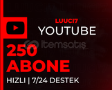 ⭐GARANTİLİ | YOUTUBE 250 ABONE⭐