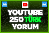 ⭐ Garantili Youtube 250 Adet Türk Yorum! ⭐