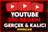 ⭐️ [GARANTİLİ] YOUTUBE 250 BEĞENİ
