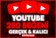 ⭐️ [GARANTİLİ] YOUTUBE 250 BEĞENİ