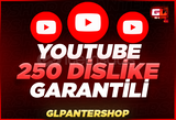⭐[GARANTİLİ] YOUTUBE 250 DİSLİKE ⭐