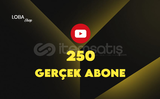 ⭐(GARANTİLİ) YouTube 250 Gerçek Abone⭐