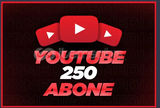 (GARANTİLİ) YouTube 250 Gerçek Abone