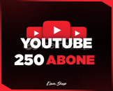 ⭐[GARANTİLİ] YOUTUBE 250 GERÇEK ABONE