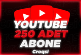 ⭐(GARANTİLİ)⭐ YOUTUBE 250 GERÇEK ABONE⭐