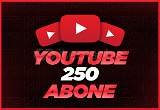(GARANTİLİ) YouTube 250 Gerçek Abone