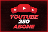 (GARANTİLİ) YouTube 250 Gerçek Abone