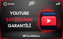 ⭐[GARANTİLİ] YouTube 250 İZLENME⭐