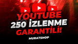 ⭐[GARANTİLİ] YOUTUBE 250 İZLENME + OTOMATİK⭐