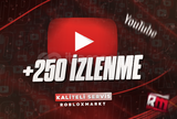 ⭐GARANTILI⭐YOUTUBE 250 KALİTELİ IZLENME