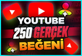 ⭐[Garantili] Youtube 250 Organik Beğeni ⭐