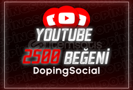 ⭐[GARANTİLİ] YOUTUBE 2500 GERÇEK BEĞENİ⭐