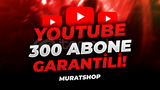 ⭐[GARANTİLİ] YOUTUBE 300 ABONE + GERÇEK ABONE⭐