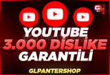 ⭐[GARANTİLİ] YOUTUBE 3.000 DİSLİKE ⭐
