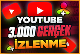 ⭐[Garantili] Youtube 3.000 Gerçek İzlenme ⭐