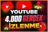 ⭐[Garantili] Youtube 4.000 Gerçek İzlenme ⭐