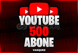 ⭐[GARANTİLİ] YouTube 500 Abone ⭐