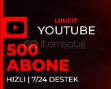 ⭐GARANTİLİ | YOUTUBE 500 ABONE⭐