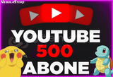 ⭐[GARANTİLİ] YOUTUBE 500 ABONE⭐