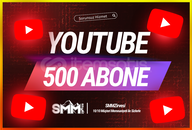 ⭐[GARANTİLİ] YouTube 500 Abone ⭐