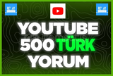 ⭐ Garantili Youtube 500 Adet Türk Yorum! ⭐