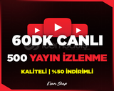 ⭐[60DK] YOUTUBE 500 CANLI YAZIN İZLEYİCİ⭐