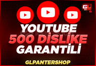 ⭐[GARANTİLİ] YOUTUBE 500 DİSLİKE ⭐