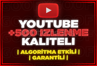 ⭐[GARANTİLİ] YOUTUBE 500 GERÇEK İZLENME⭐