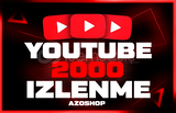 ⭐[GARANTİLİ] YOUTUBE 2000 GERÇEK İZLENME⭐