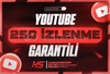 ⭐[GARANTİLİ] YOUTUBE 250 İZLENME⭐
