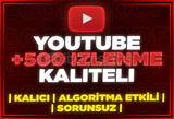 ⭐[GARANTİLİ] YOUTUBE 500 GERÇEK İZLENME⭐