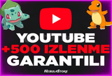 ⭐[GARANTİLİ] YOUTUBE 500 GERÇEK İZLENME⭐