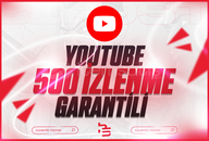 ⭐️[GARANTİLİ] YOUTUBE 500 İZLENME⭐️
