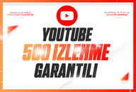 ⭐️[GARANTİLİ] YOUTUBE 500 İZLENME⭐️