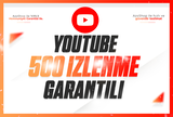 ⭐️[GARANTİLİ] YOUTUBE 500 İZLENME⭐️