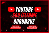 ⭐️[GARANTİLİ] YOUTUBE 500 İZLENME⭐️