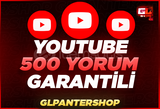 ⭐[GARANTİLİ] YOUTUBE 500 YORUM ⭐