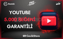 ⭐️[GARANTİLİ] YOUTUBE 5.000 BEĞENİ⭐️