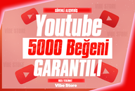⭐[GARANTİLİ] YOUTUBE 5000 GERÇEK BEĞENİ⭐