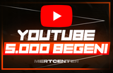 ⭐[GARANTİLİ] YOUTUBE 5.000 GERÇEK BEĞENİ⭐